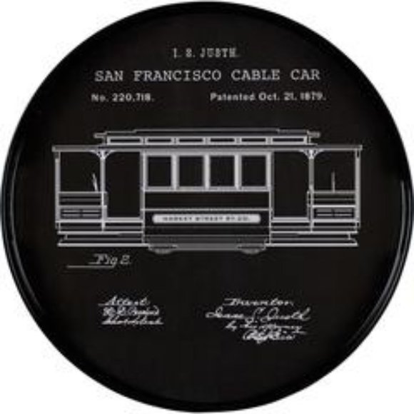 Round Serving Tray - Picture 1 of 3